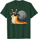 Disco Snail Funny Retro Cool Party T-Shirt - T-Shirt | Forest