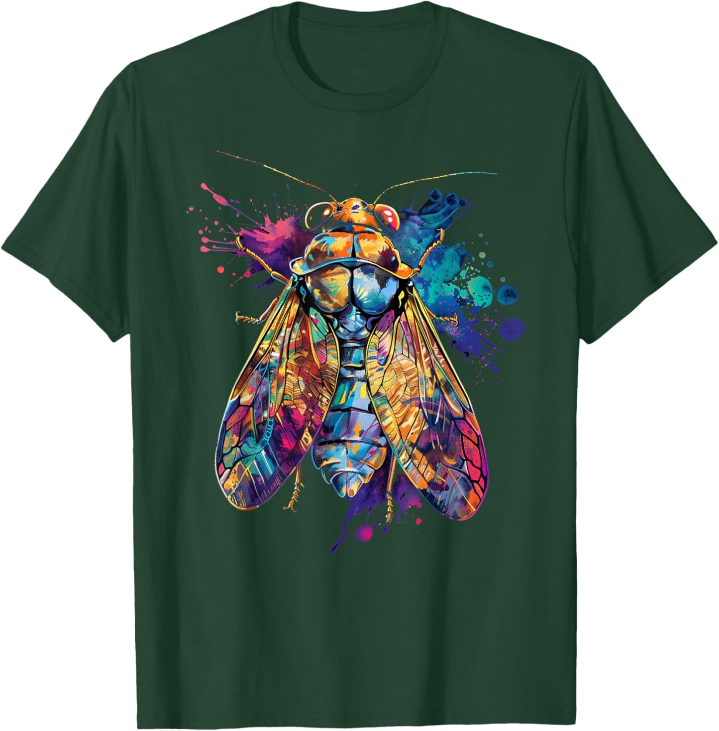 Cicada Emergence 2024 Brood XIII XIX Entomology Entomologist T-Shirt - T-Shirt | Forest