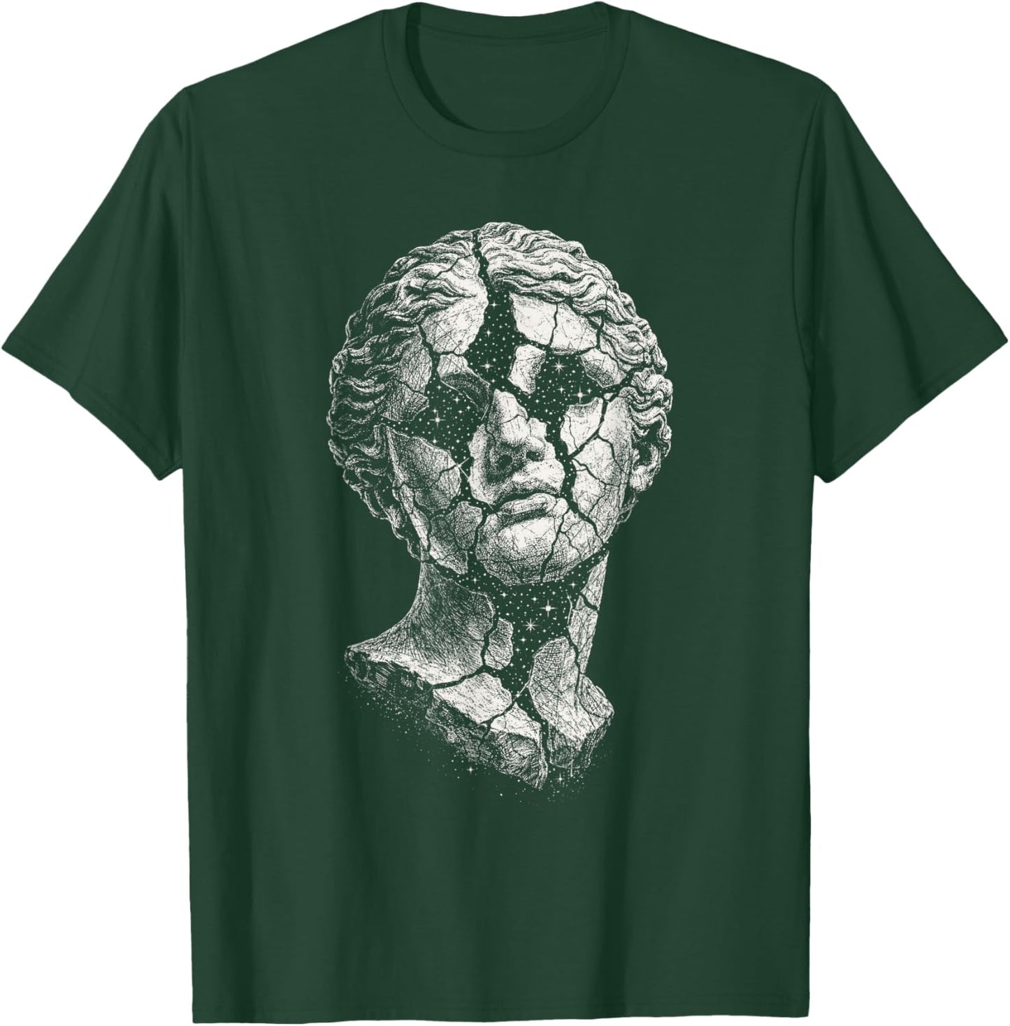 Statue Greek Roman Ethereal Grunge Y2K Alt Goth Aesthetic T-Shirt - T-Shirt | Forest