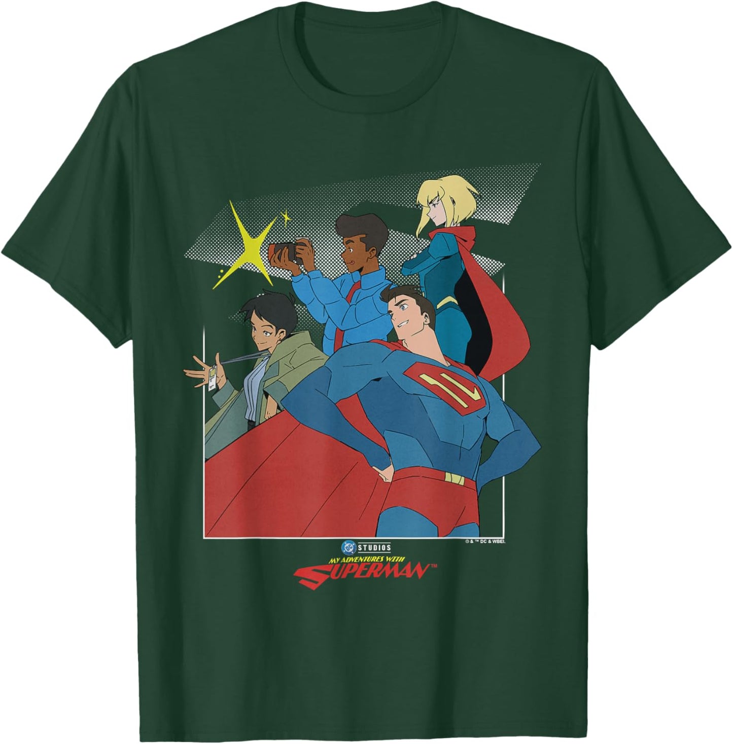 My Adventures with Superman Group Pose T-Shirt - T-Shirt | Forest