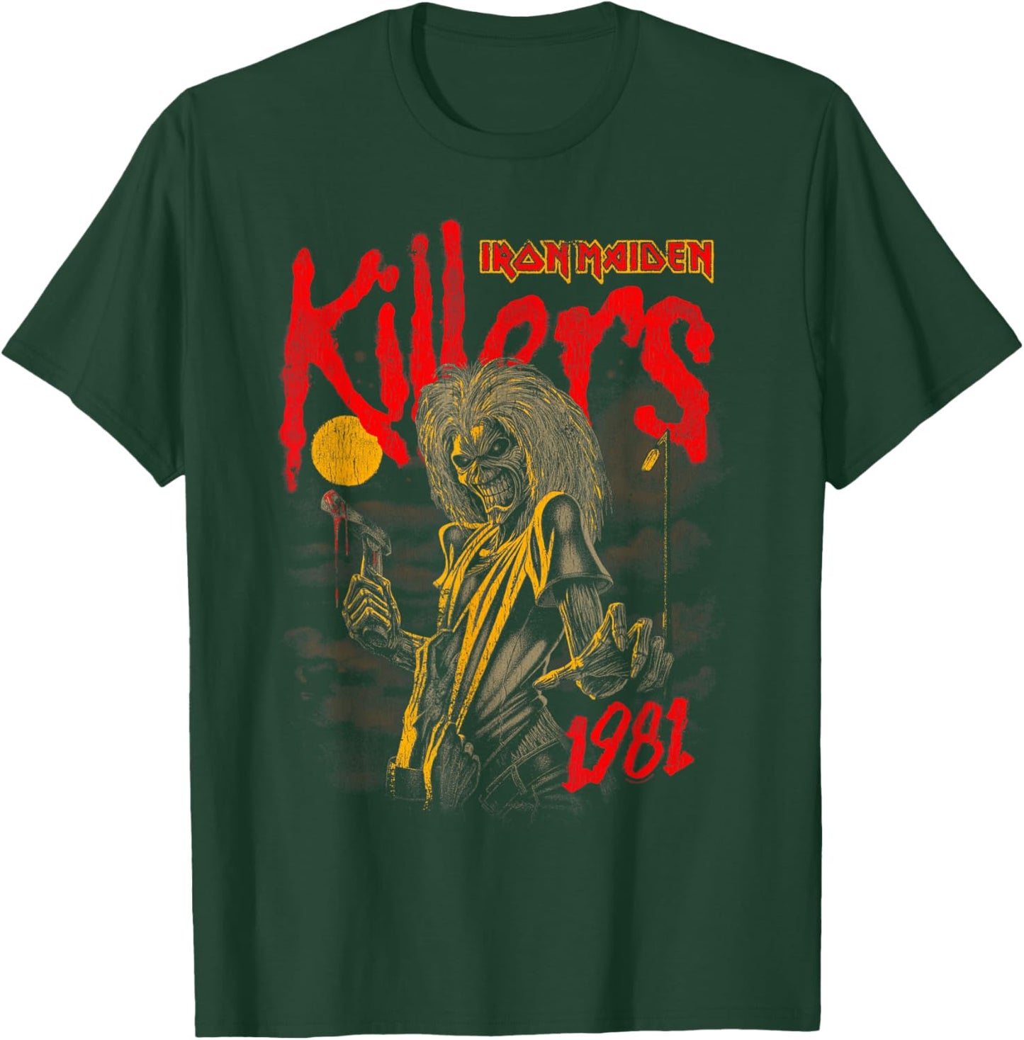 Iron Maiden - Spray Pain Killer T-Shirt - T-Shirt | Forest