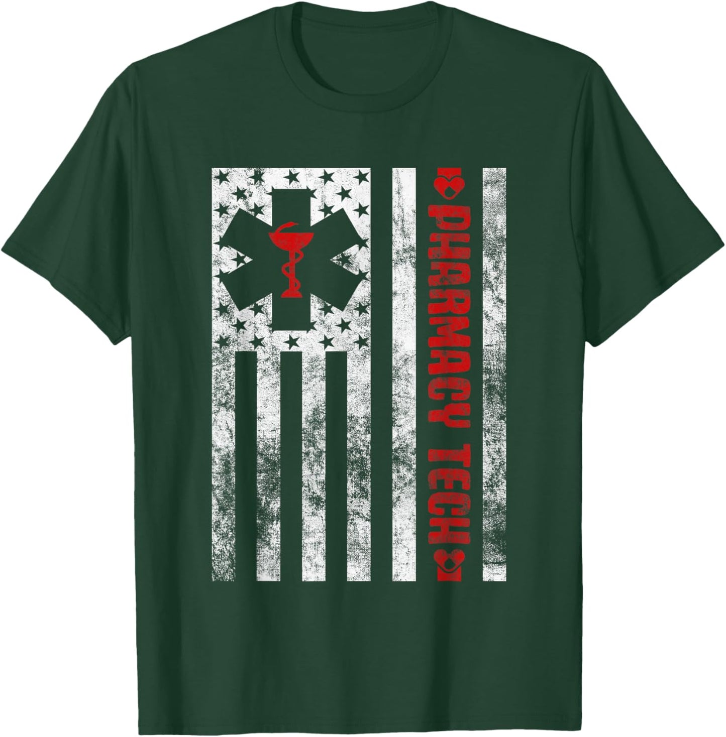 Pharmacy Technician Pharmacist CPhT Certified Pharm Tech T-Shirt - T-Shirt | Forest