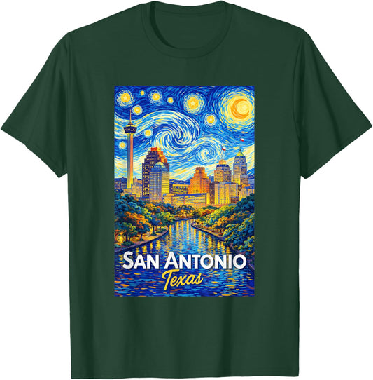 San Antonio Texas T-Shirt - T-Shirt | Forest