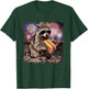 Funny Raccoon 4th of July Hot Dog Fireworks USA T-Shirt - T-Shirt | Forest