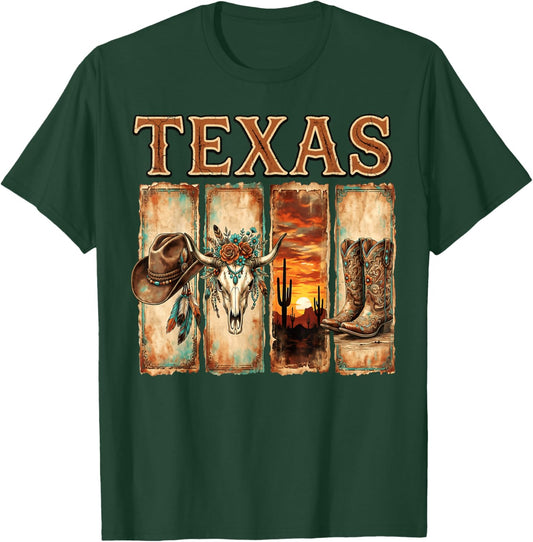 Texas Pride Men Women Kids Proud Texan T-Shirt - T-Shirt | Forest