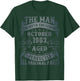 October 1963 62 Year Old Bday Gifts 62nd Birthday T-Shirt - T-Shirt | Forest