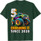Birthday Monster Truck 5 year Old Boys 5th Party Born 2020 T-Shirt - T-Shirt | Forest