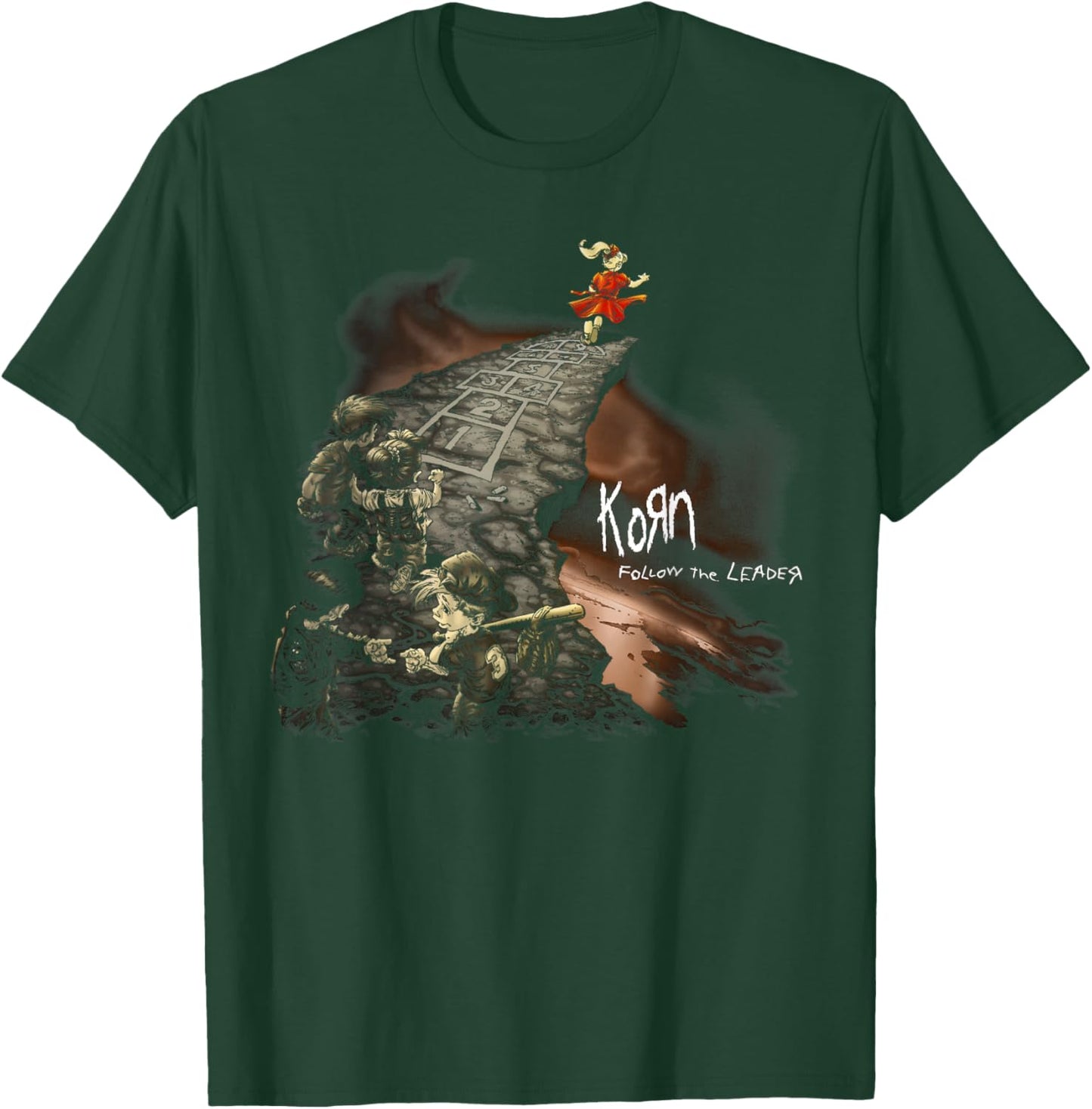 Korn Follow Cliff T-Shirt - T-Shirt | Forest
