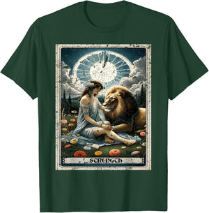 Strength Tarot Card T-Shirt - T-Shirt | Forest