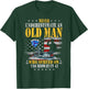 USS Midway CV 41 Aircraft Carrier Flag Underestimate Old Man T-Shirt - T-Shirt | Forest