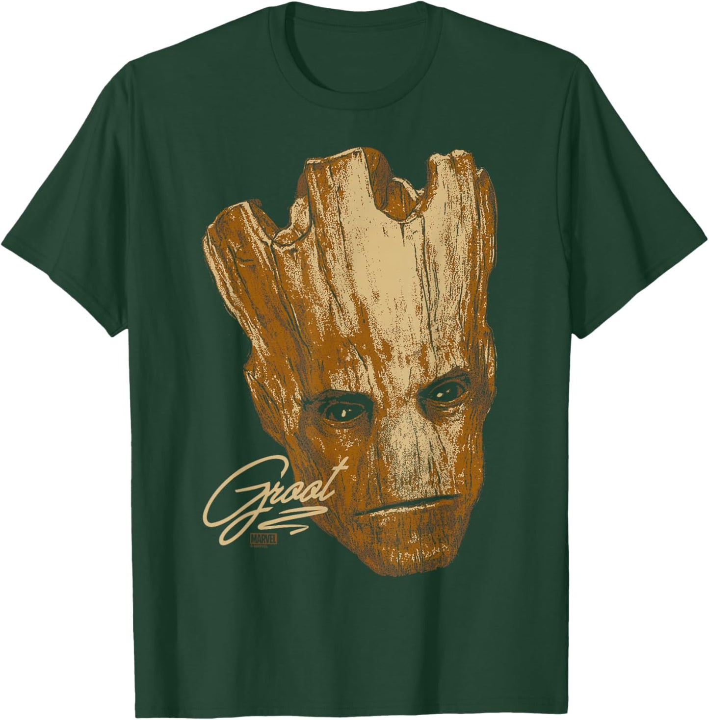 Guardians of The Galaxy - Groot Portrait T-Shirt - T-Shirt | Forest