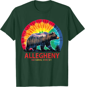 Bear Allegheny National Forest Pennsylvania Hiking Souvenir T-Shirt - T-Shirt | Forest