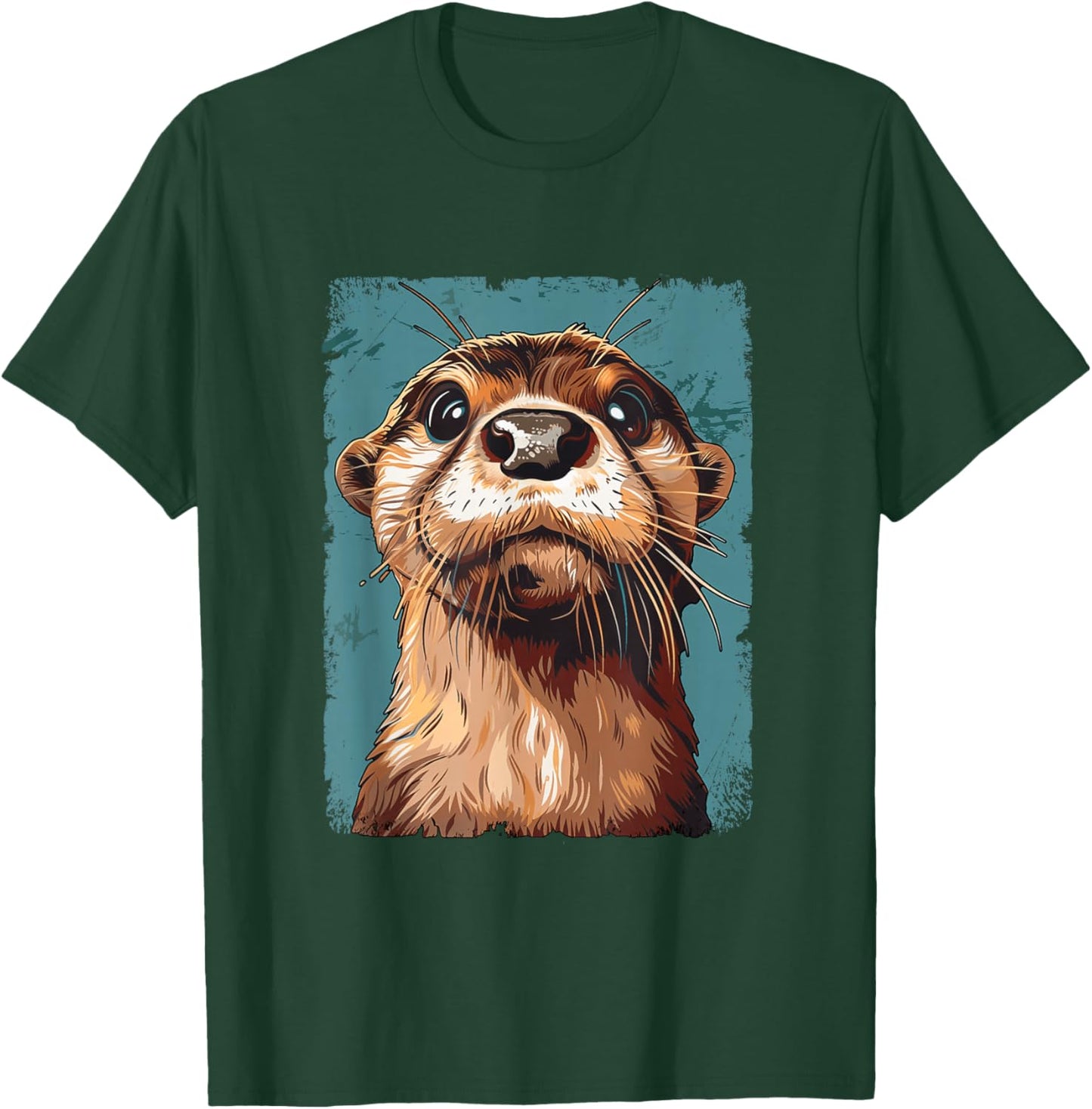 River Otter Lover For Boys Girls Cute Otter Animal Funny T-Shirt - T-Shirt | Forest