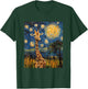 Cute Giraffe Africa - Van Gogh Style - Starry Night T-Shirt - T-Shirt | Forest