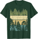 Vintage Forest Trees Wildlife Nature Hiking Camping T-Shirt - T-Shirt | Forest