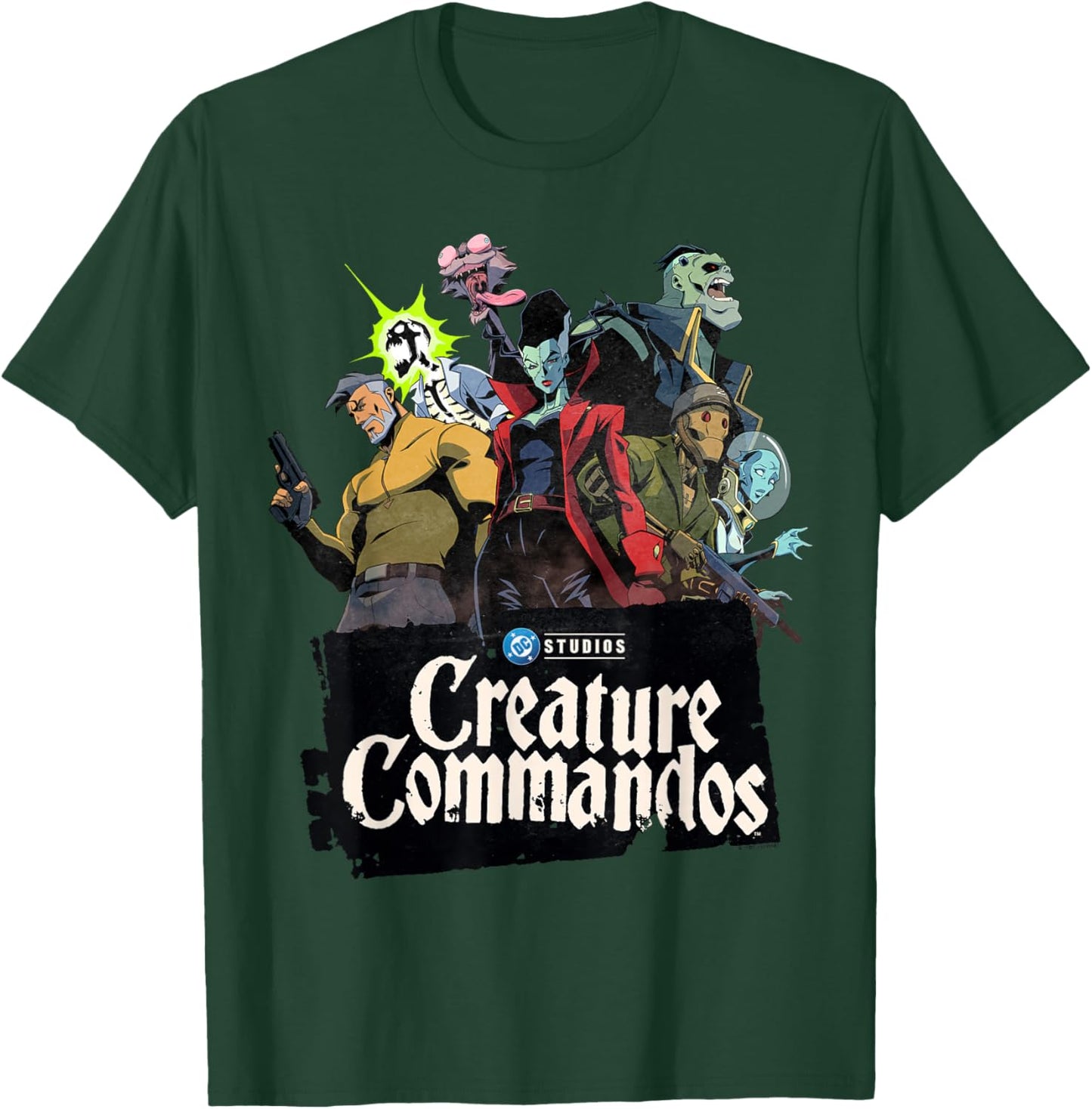 Creature Commandos Group Pose T-Shirt - T-Shirt | Forest