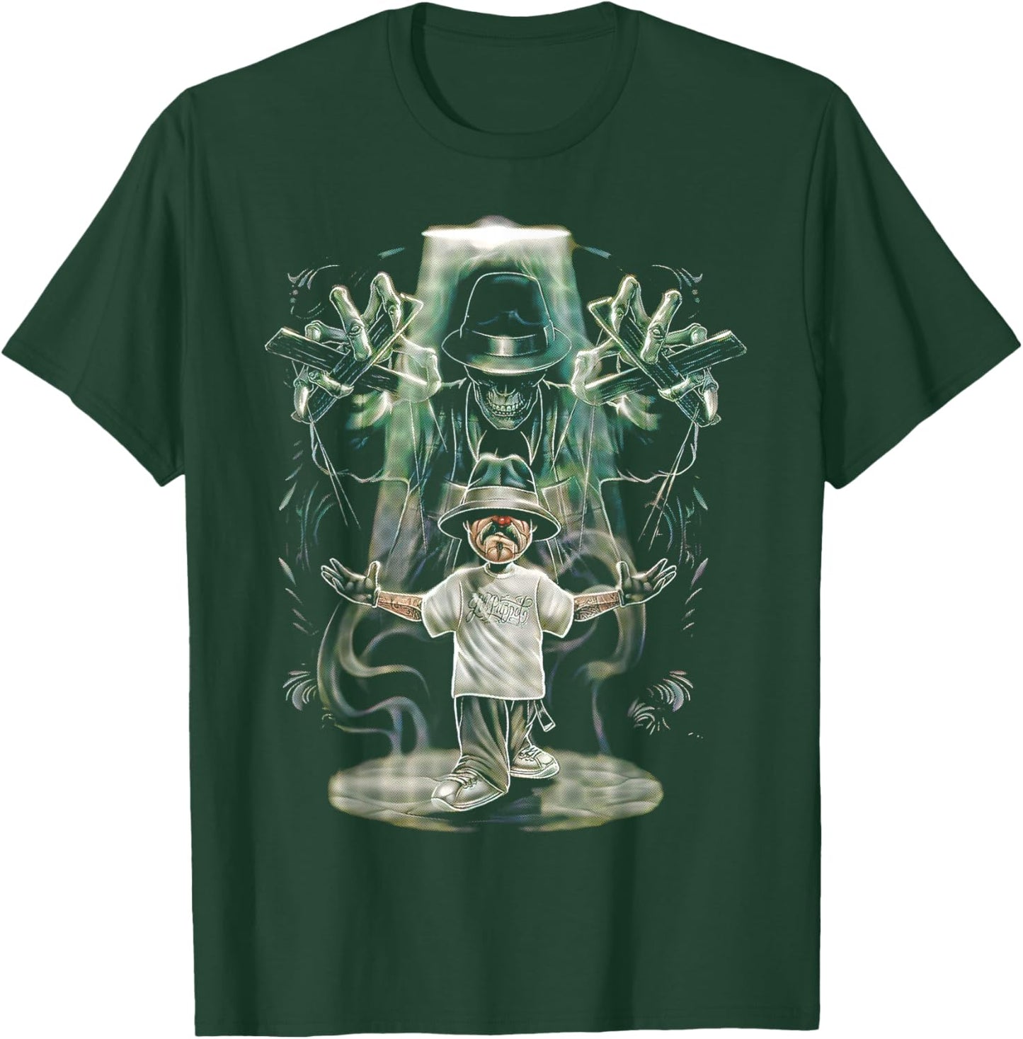 Chicano Cholo Payaso Homie Pachuco Cool Mexicans Gangster T-Shirt - T-Shirt | Forest
