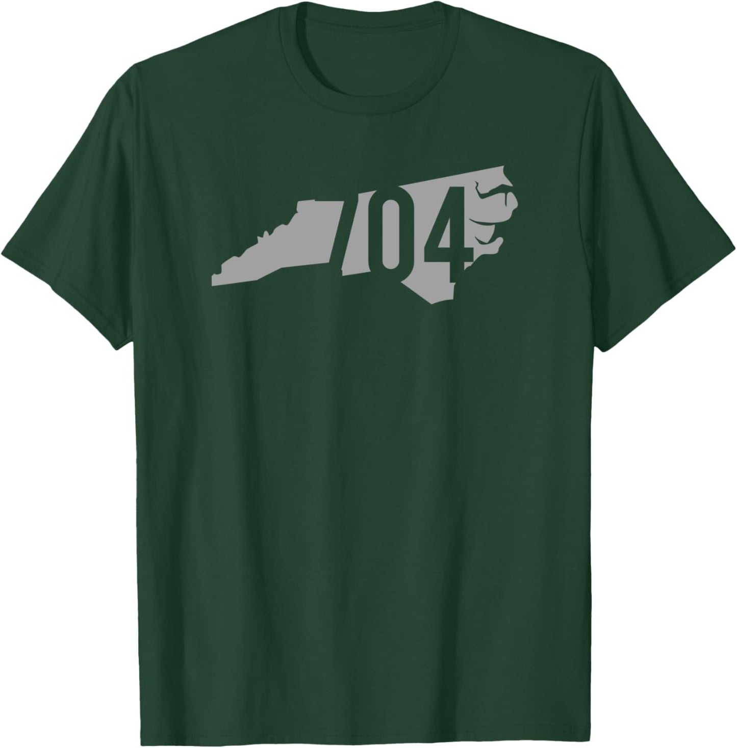 704 Area Code, Charlotte, Concord, Gastonia, North Carolina T-Shirt - T-Shirt | Forest