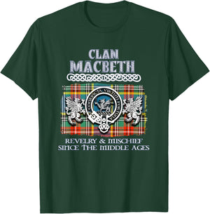 Clan MacBeth Scottish MacBeth surname T-Shirt - T-Shirt | Forest