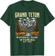 Grand Teton Wyoming | Vintage National Park USA T-Shirt - T-Shirt | Forest