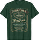Generation X Stay Feral Born 1965 1980 Vintage T-Shirt - T-Shirt | Forest