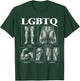 Funny LGBTQ Legs Glutes Biceps Triceps Quads Gym Workout T-Shirt - T-Shirt | Forest
