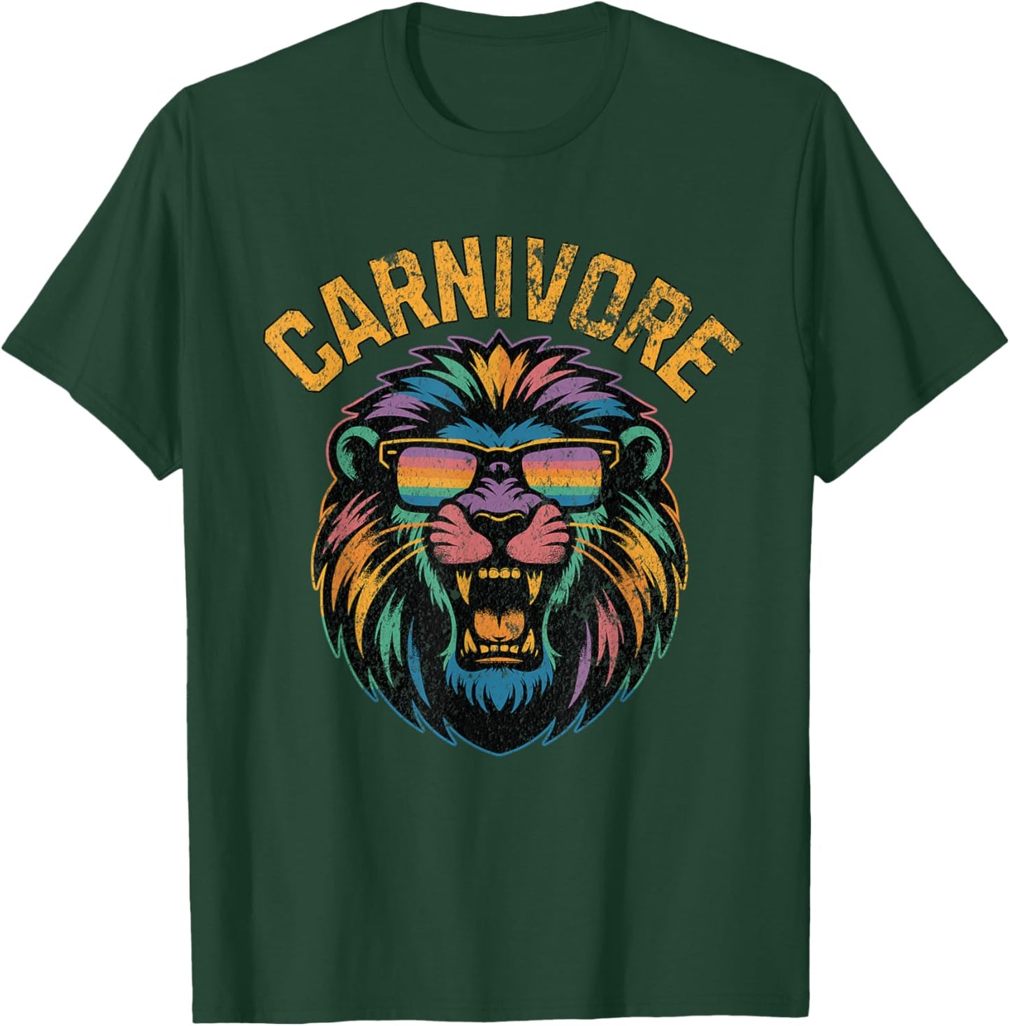 Carnivore: Zero Carb Lion Diet Lifestyle T-Shirt - T-Shirt | Forest
