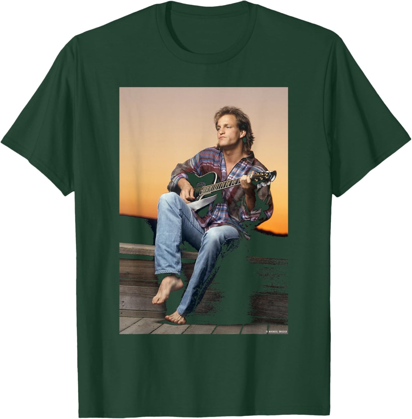 True Detective Actor Musician Woody Harrelson Michael Grecco T-Shirt - T-Shirt | Forest