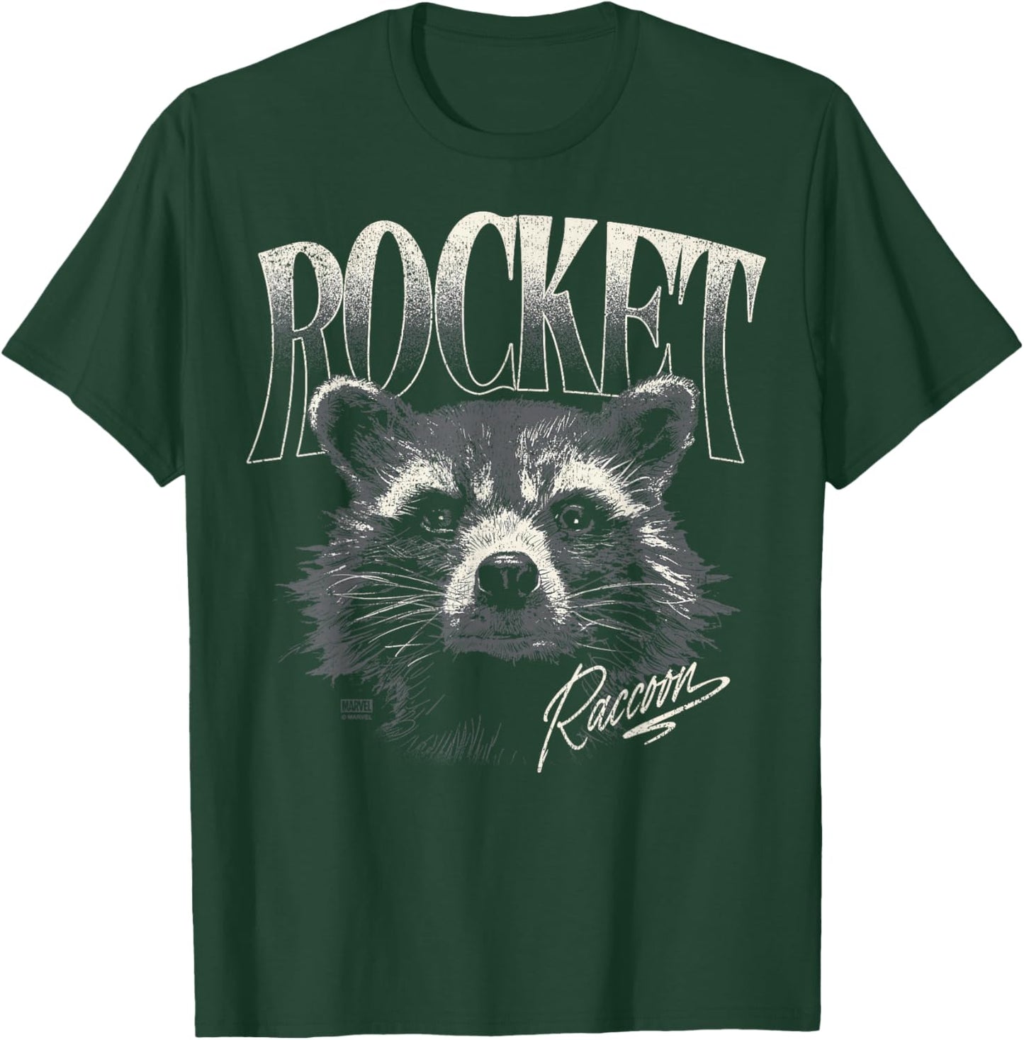 Guardians of The Galaxy - Rocket Raccoon Portrait T-Shirt - T-Shirt | Forest