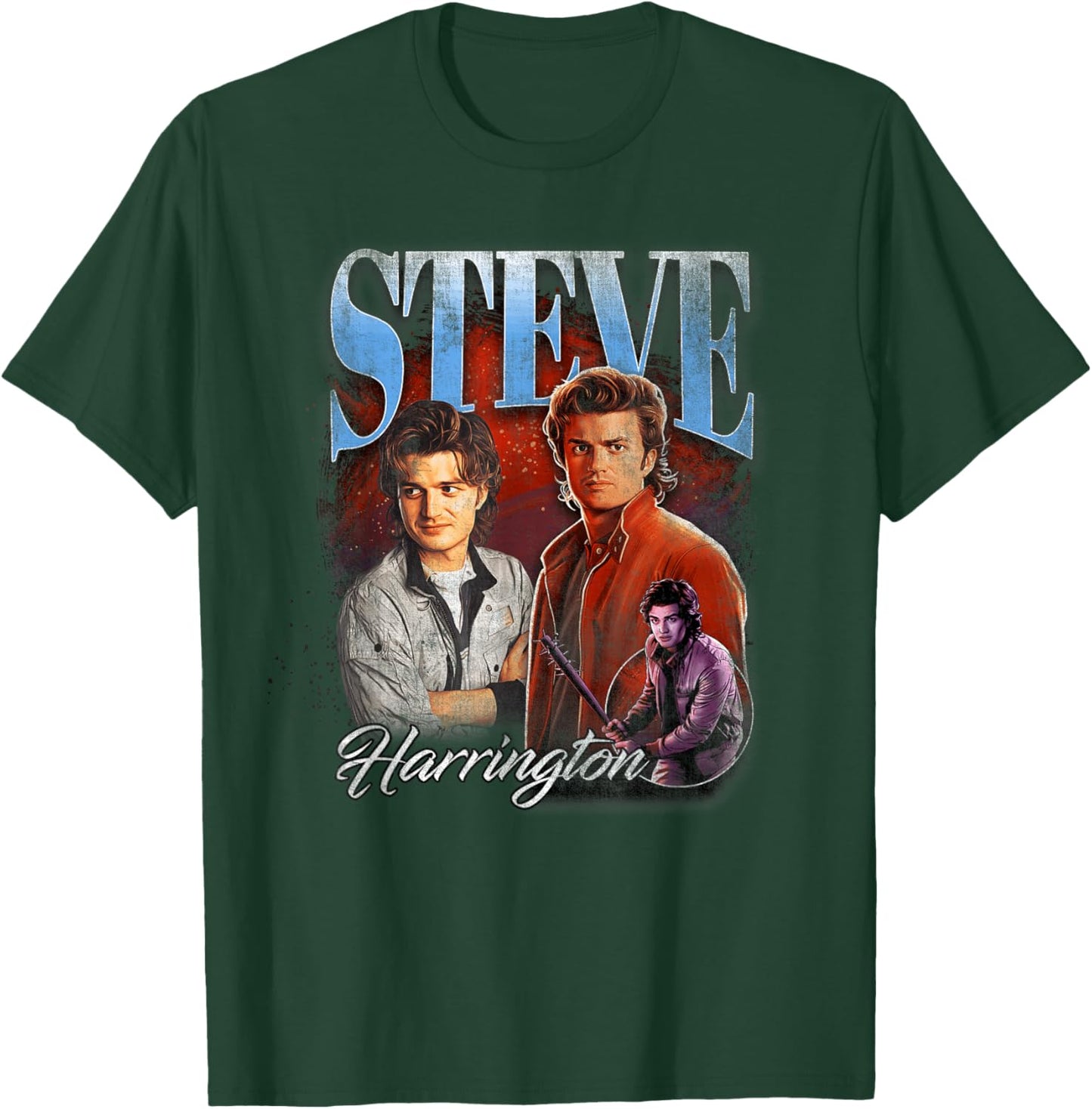Stranger Things Steve Homage T-Shirt - T-Shirt | Forest
