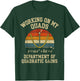 Working On My Quads Funny Retro Algebra Math Gym Teacher T-Shirt - T-Shirt | Forest