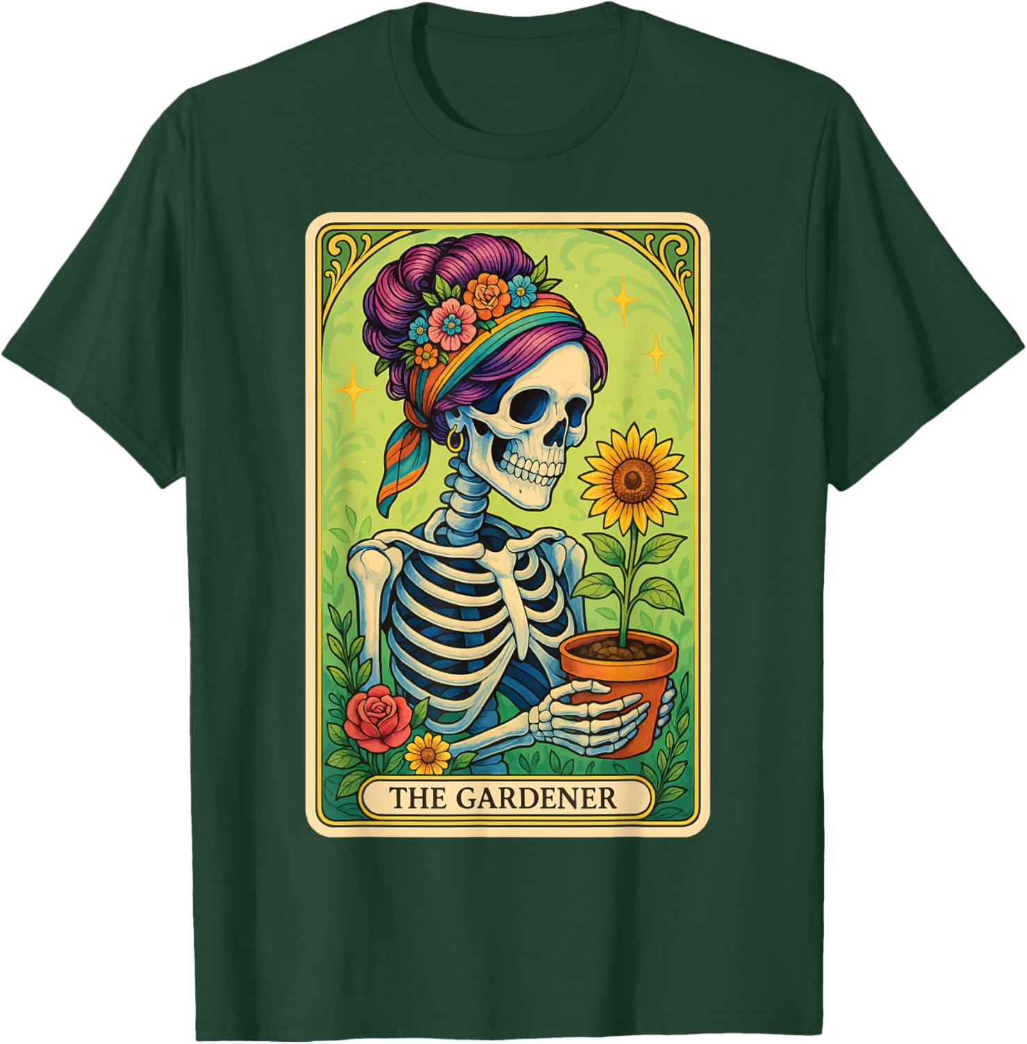 The Gardener Tarot Card T-Shirt - T-Shirt | Forest
