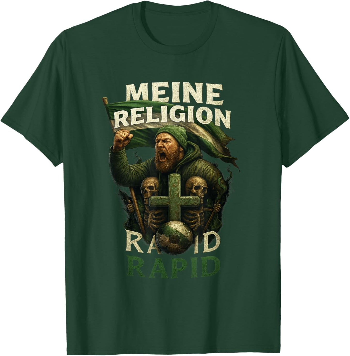 Meine Religion Rapid Ultra Fan Shirt T-Shirt - T-Shirt | Forest