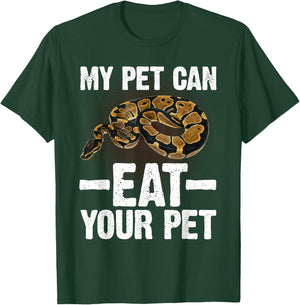 Ball Python Design Women Snake Reptile Python Lover T-Shirt - T-Shirt | Forest