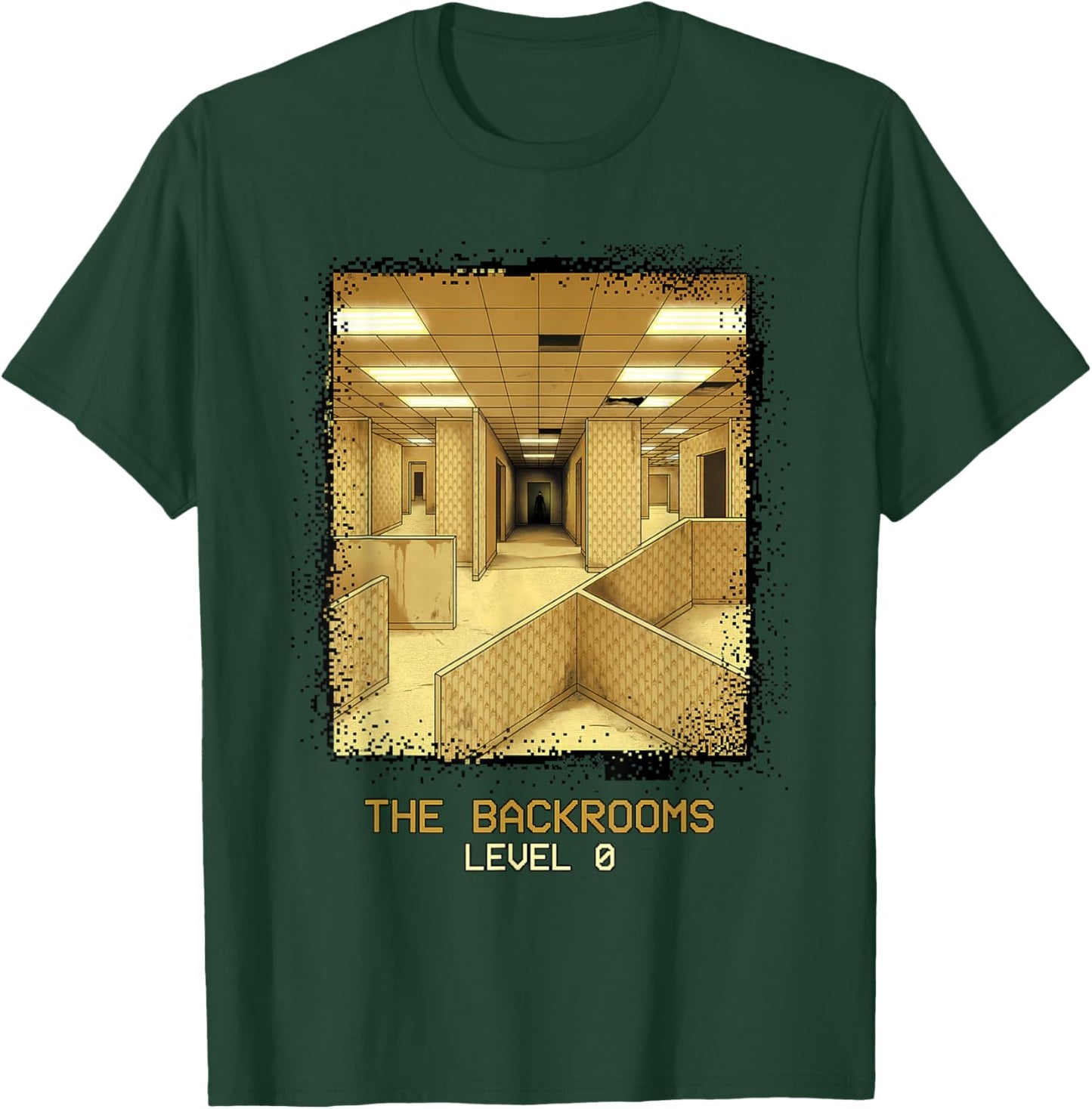 The Backrooms Level 0 Liminal Space Horror T-Shirt - T-Shirt | Forest