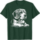 Cute Beagle Portrait in Lying Pose T-Shirt - T-Shirt | Forest