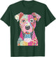Quilt Pattern Dog For Quilting Lover Quilter Sewing Men Women Kids T-Shirt - T-Shirt | Forest