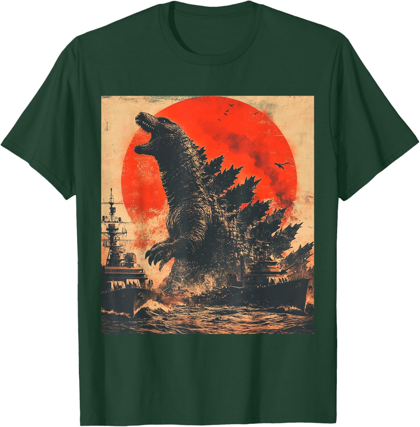Kaiju Monster Legendary Japanese Retro Vintage T-Shirt - T-Shirt | Forest