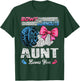 Burnouts Or Bows Your Aunt Loves You Gender Reveal T-Shirt - T-Shirt | Forest