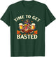 Time To Get Basted Funny Thanksgiving Turkey T-Shirt - T-Shirt | Forest