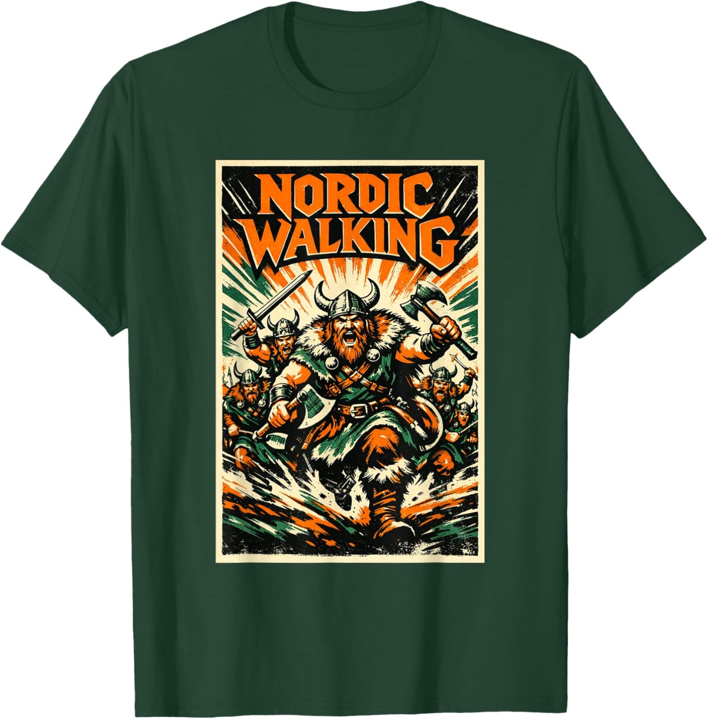 Nordic Walking WIKINGERKRIEGER T-Shirt - T-Shirt | Forest