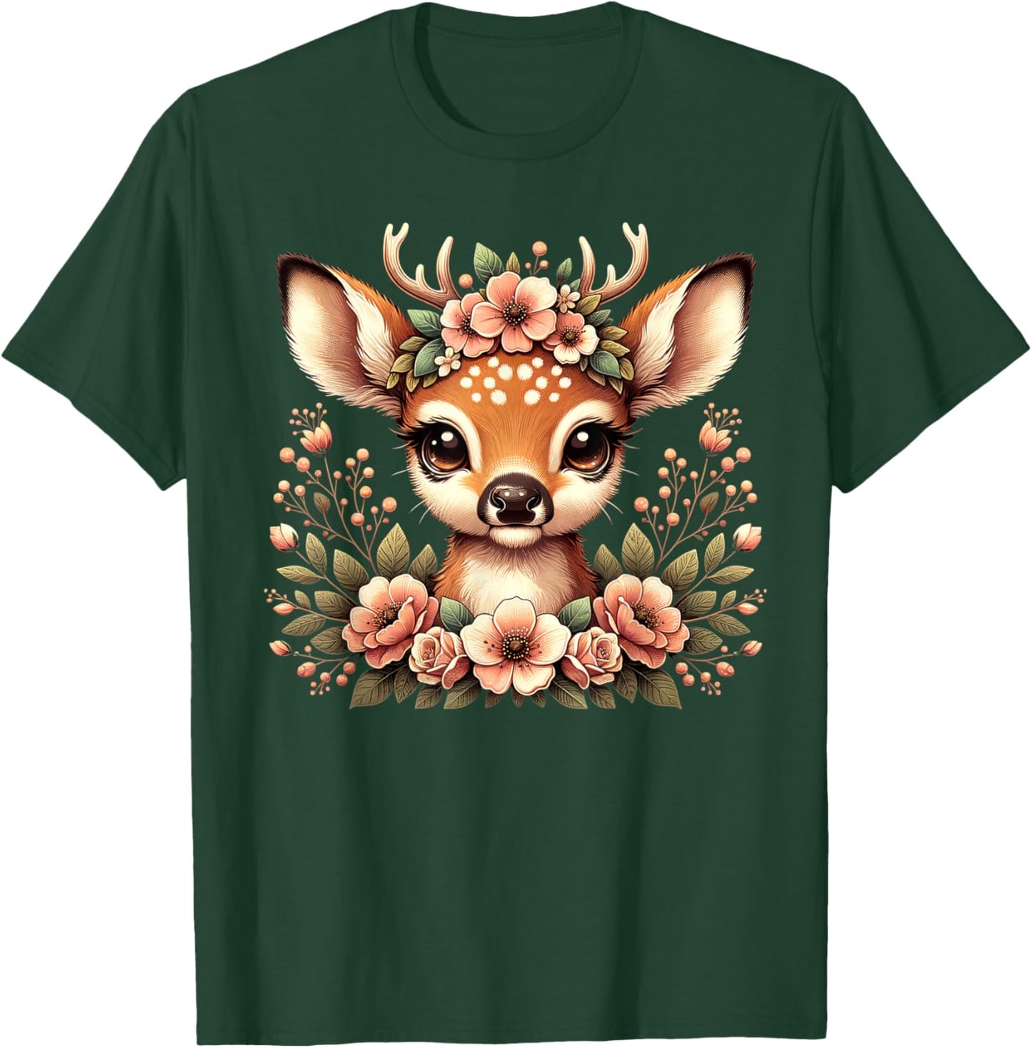 Reindeer Deer Costume Shirt Dirndl Deer Women's Costume , black, S T-Shirt - T-Shirt | Forest