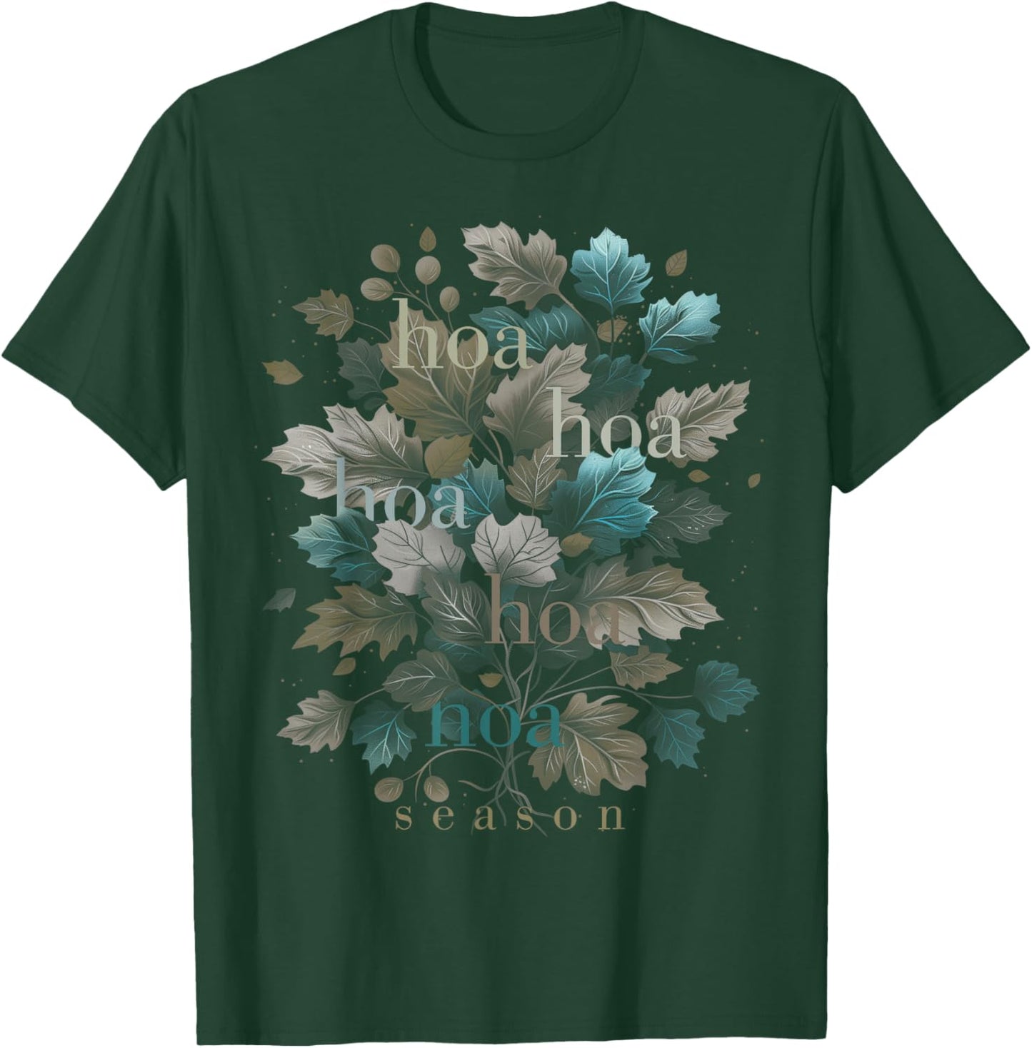 Hoa Hoa Hoa Hoa Hoa Trendy Emo Fall Season Leaves Trendy T-Shirt - T-Shirt | Forest
