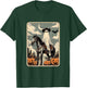 Cowboy Ghost Riding Horse Funny Tarot Card Halloween Season T-Shirt - T-Shirt | Forest