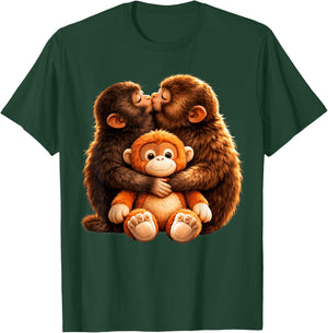 Monkey Team Punch, Punch with His Girlfriend T-Shirt - T-Shirt | Forest