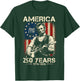 Abraham Lincoln Playing Guitar US Flag 4th of July 1776 2026 T-Shirt - T-Shirt | Forest