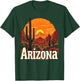 Retro Arizona Home State AZ Desert Sunset Vintage T-Shirt - T-Shirt | Forest