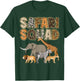 African Safari Zoo - Safari Squad Funny Animal Zoo Lovers T-Shirt - T-Shirt | Forest