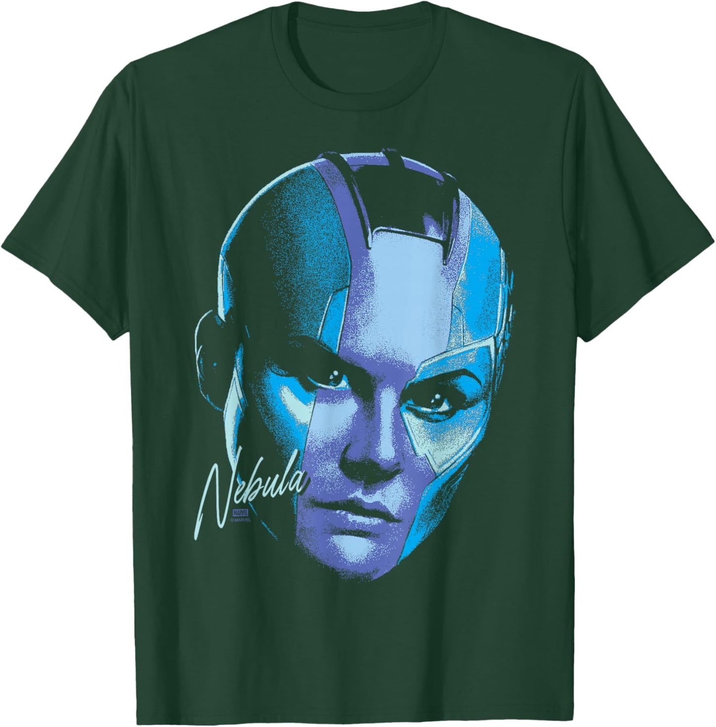 Guardians Of The Galaxy - Nebula Oversized Face T-Shirt - T-Shirt | Forest