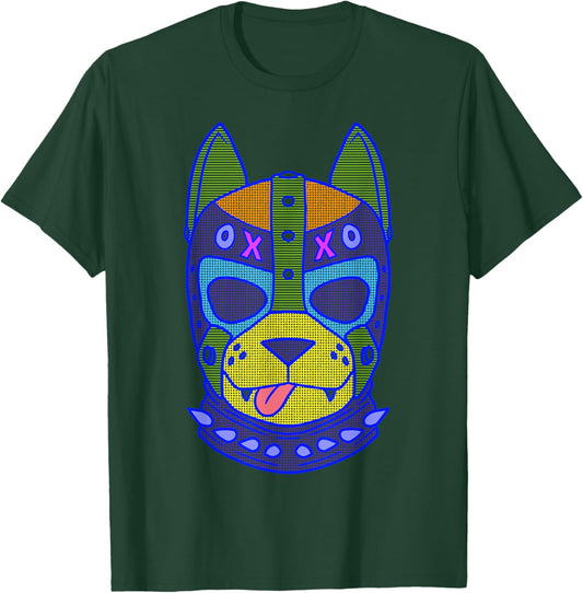Colorful Gay Pup Mask T-Shirt - T-Shirt | Forest